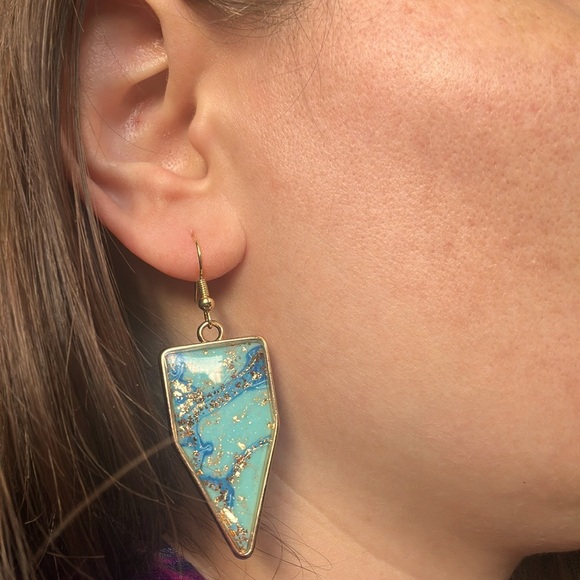 Resin earrings! - Picture 4 of 4